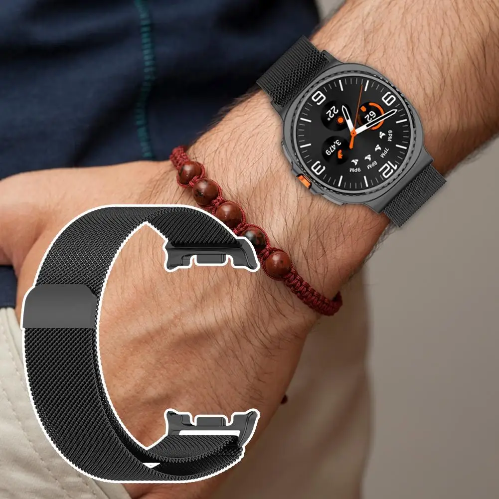 

For Watch 8 Classic Magnetic Strap Classic Stainless Ultra Watch Accessories Watch Band Metal Adjustable 2 Bracelet D1n6