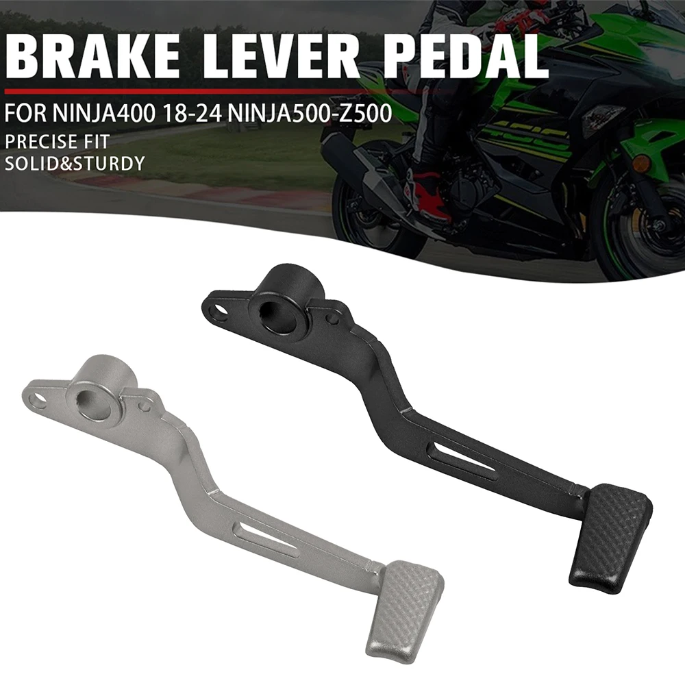 Motorcycle Foot Pegs For Kawasaki Ninja400 Z400 18-24 Ninja500 Z500 SE/Z e-1 2024 Up Rear Footrest Rear Brake Pedal Foot Lever