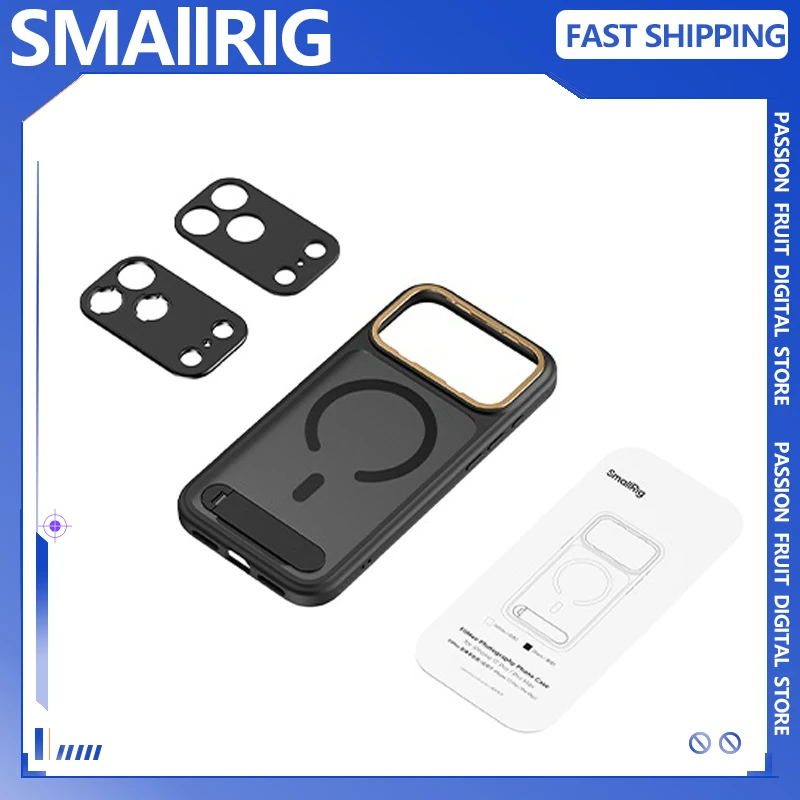

SmallRig 17 Pro Mobile Video Cage for iPhone 17 Pro Max/Pro w T-Mount & 17mm Flagship Edition Lens Backplate for Video Shooting