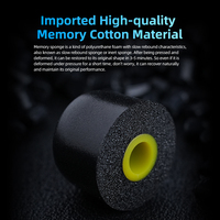 KZ FT01 newly upgraded original soundproof memory cotton earplug earphone is suitable for EDX Pro X ZS10 AS16 ZSN ZS12 ZVX ZST