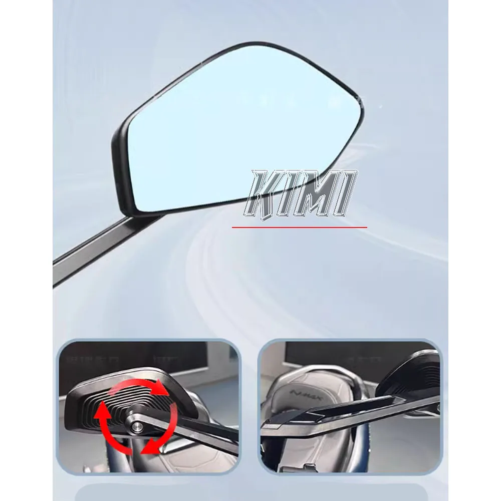 Motorcycle Modified Rearview Mirror Large Field Of View Anti-Dazzle ZT-703F Reversing Rearview Mirror FOR ZONTES 703F