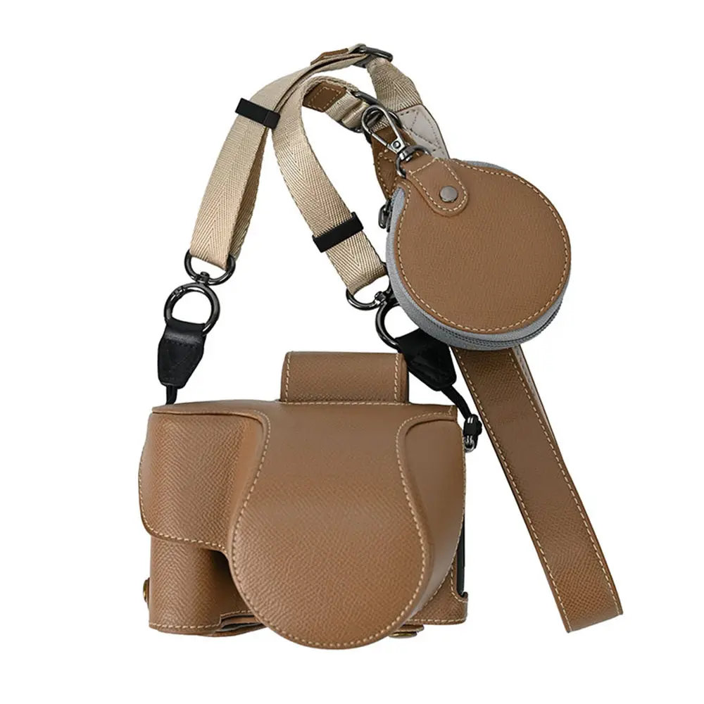 

Сумка для камеры из искусственной кожи с принтом ладони, чехол для Nikon Z50II, защитный чехол с отверстием для аккумулятора и плечевым ремнем