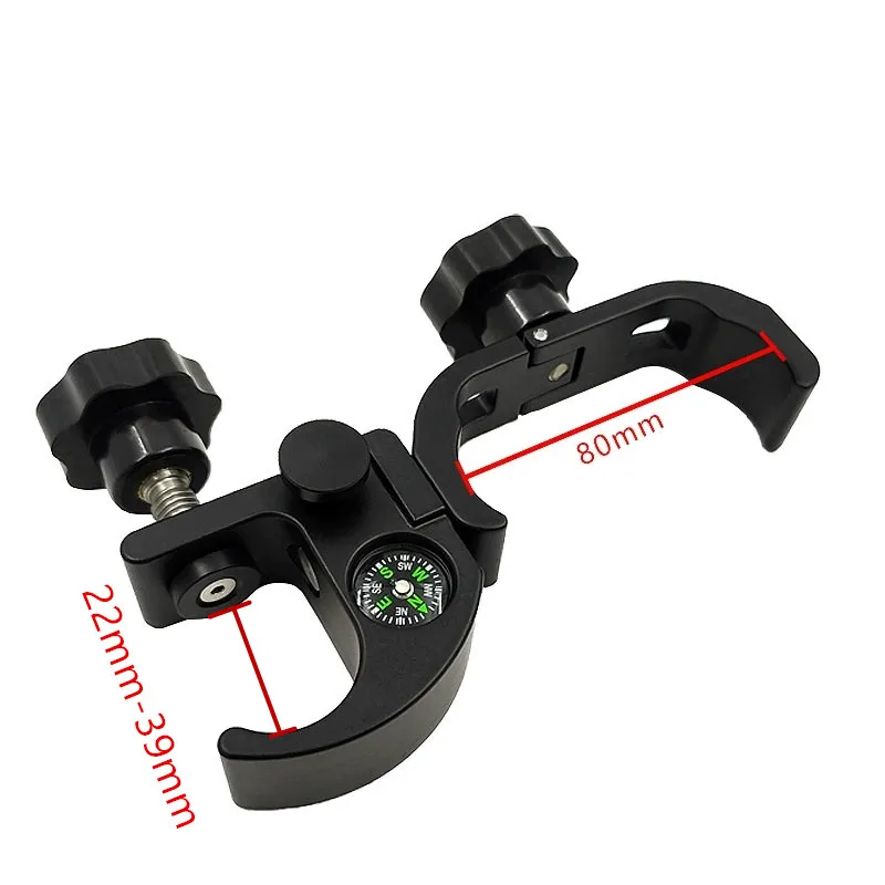 New Bracket Cradle With Compass Holder Pole Clamp For GPS FOR Data Collector Total Station GPS