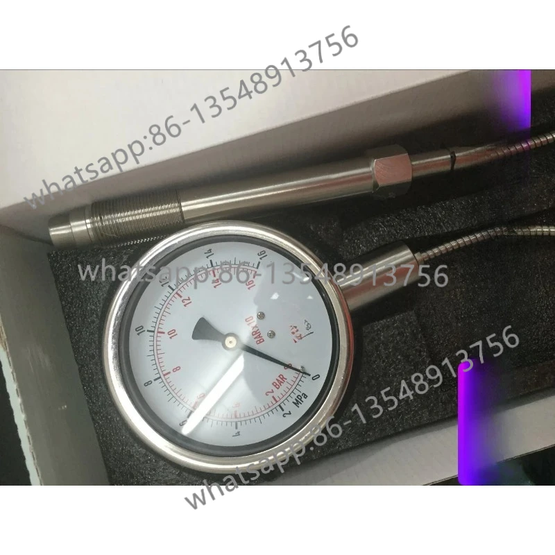 Pearl cotton/foam/plastic machine high temperature diaphragm pressure gauge hose PT124-614-16Mpa factory direct sales