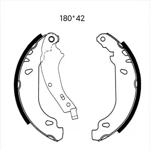 人気販売中！新工場製ブレーキシュー 7701205758 0986487828 ルノー車用