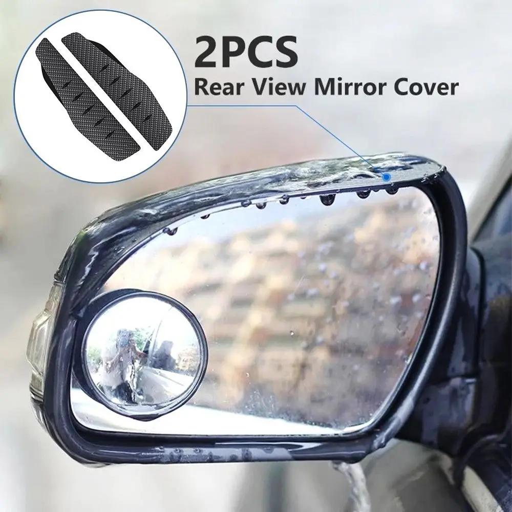 Rain Guard Waterproof Anti-reflective Rearview Mirror Visor Car Rain Eyebrow Rain Cover Car Sun Visor