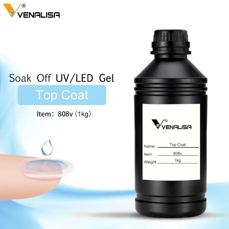 #809 Super Quality 1KG No Wipe Top Coat Primer Base Coat UV Gel Soak Off Nail Supplier China Factory Gel Polish For Nail Art image 3