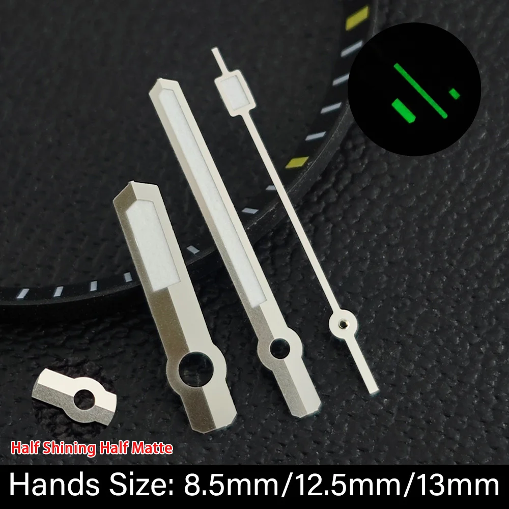 Watch Accessories Parts Watch Pointer NH35 NH36 Hands Pointer Green Super Luminous Suitable for NH35 NH36 Movement