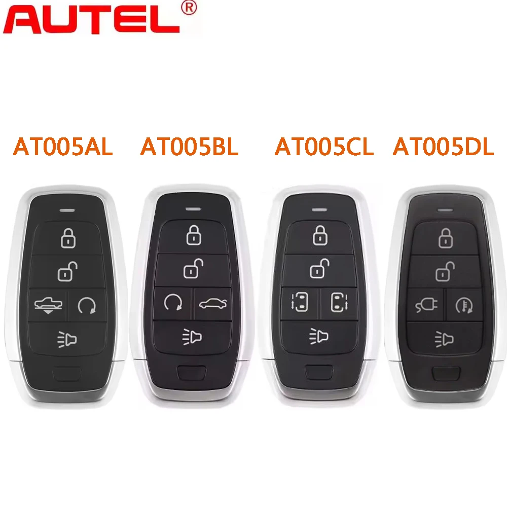 1 Piece Autel AT005AL AT005BL AT005CL AT005DL Universal Smart Remote Key 5 Buttons for KM100 IM508 IM608 KM100E