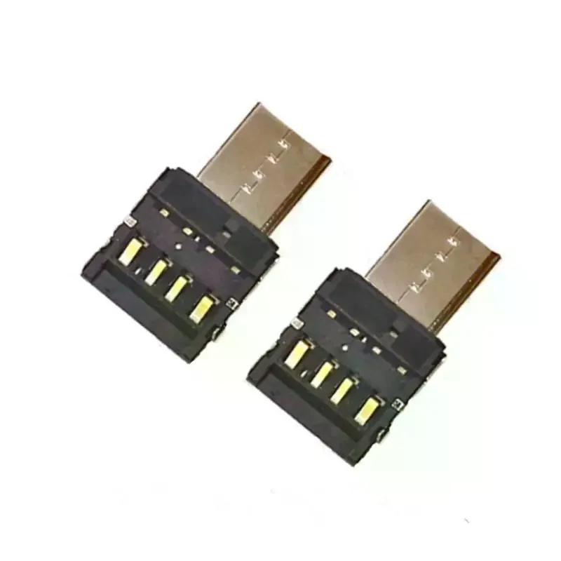 1PCS Universal Type C Micro USB To USB 20 OTG Adapter Connector For Smartphone OTG Cable Miniature Adapter