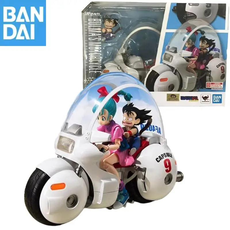 

Bandai S.h.figuarts Dragon Ball Son Goku Bulma's Motorcycle Holpoi Capsule No.9 17.5Cm Figur Model Collector Toy Gift