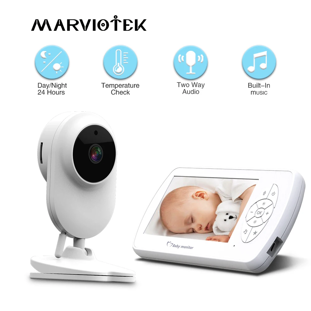 Electronic 1080P Full HD Baby Monitor 4.3 Inch with Night Vision Camera Radio With VOX Function Video Surveillance Babyphone