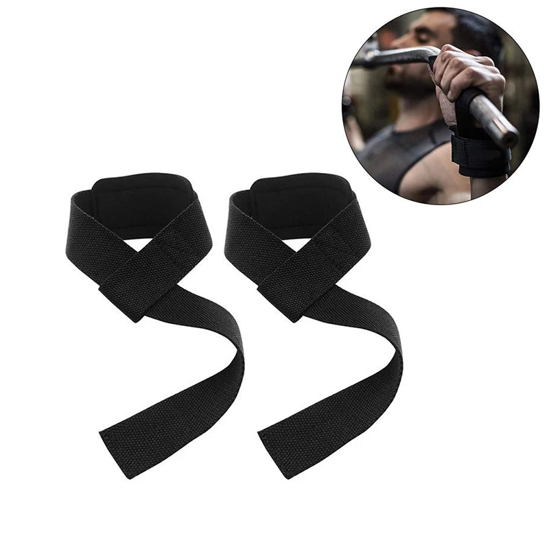 1PC Weightlifting Wrist Strap Protection Bodybuilding Grip Band Support Band Fitness Band Weightlifting Lifting Straps