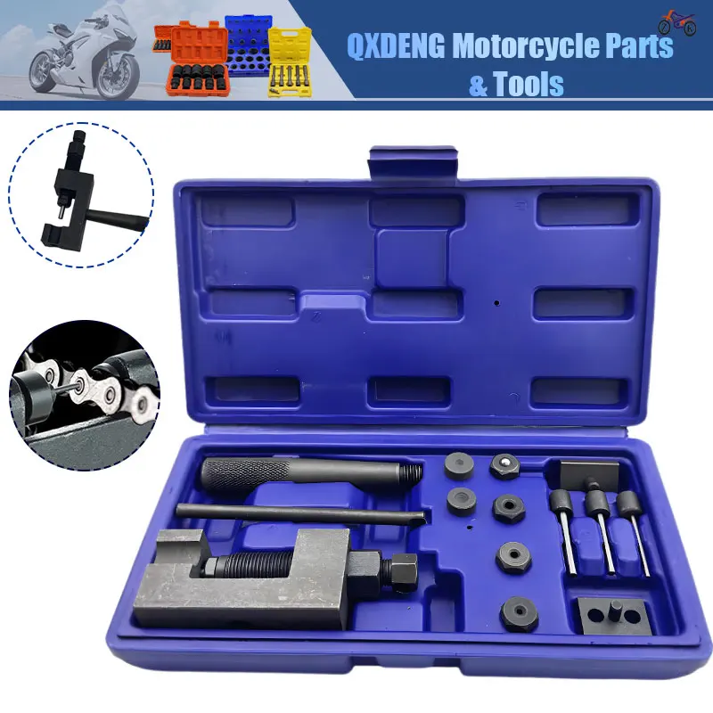 

Motorcycle Chain Cutter Riveter For 415/420/428/520/525/530/630 Universal Motorcycle Chain Breaker Riveting Tool ATV Bicycle