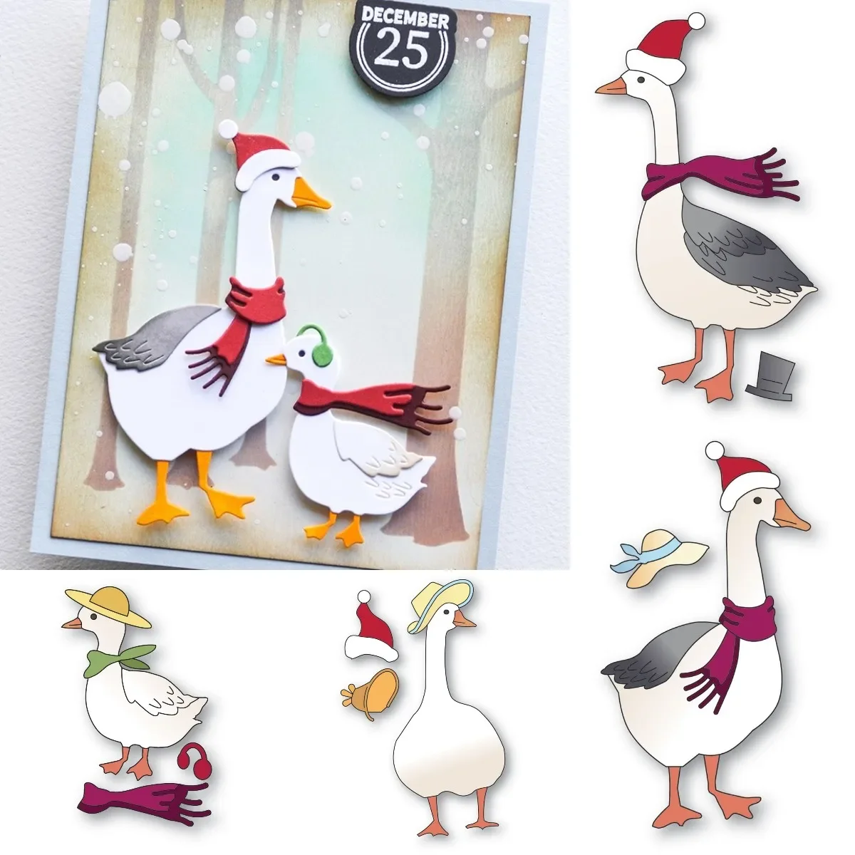 Happy Goose 2024 October New Metal Cutting Dies Scrapbooking Make Photo Album Card DIY Paper Embossing