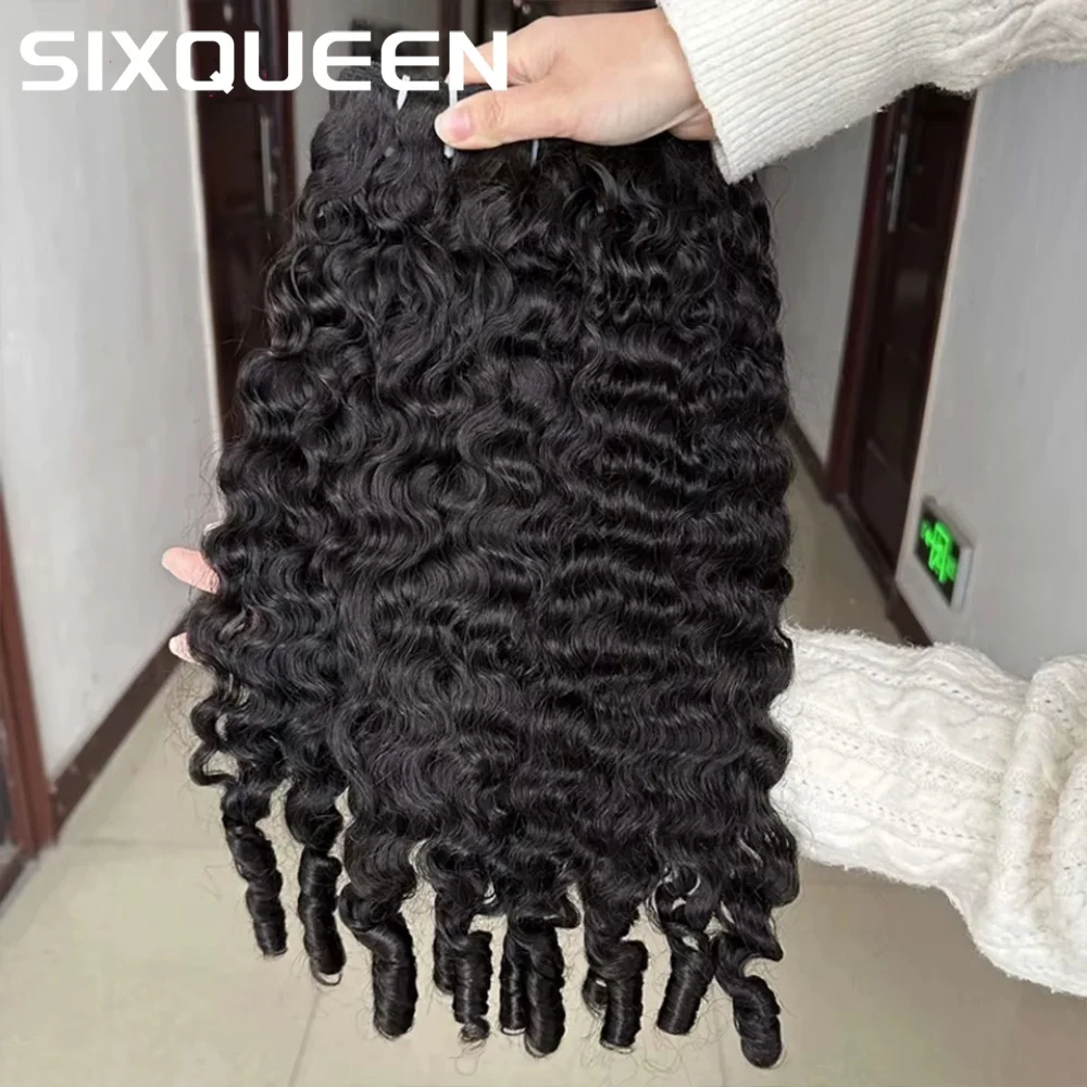 

Наборы необработанных волос 30 дюймов, двойная прядь, бирманские кудрявые пряди, 100% натуральные человеческие волосы, бразильские натуральные волосы Реми для наращивания, 3/4 пряди