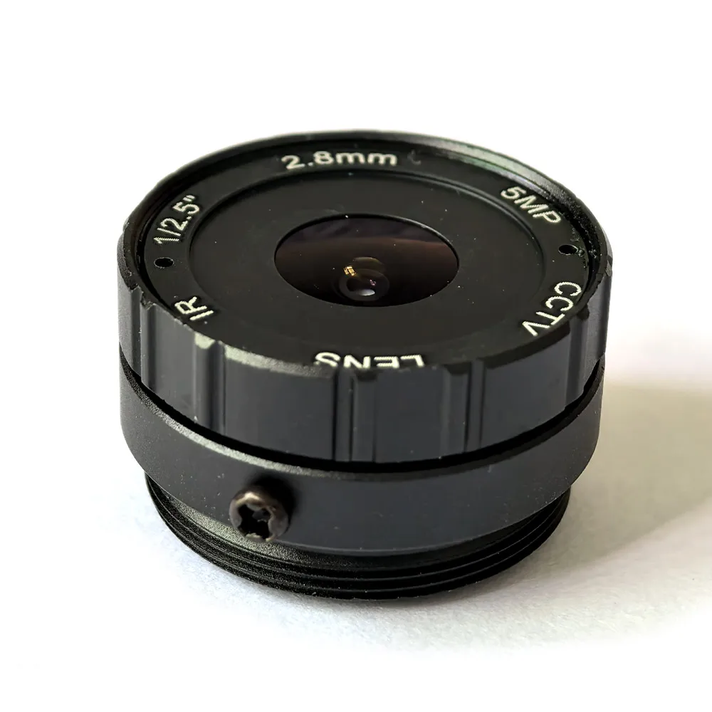 5.0MP HD 2.8mm CCTV Lens Manual Focal CS mount IR 1/2.5" 5mp 140 degrees for Security IP Camera