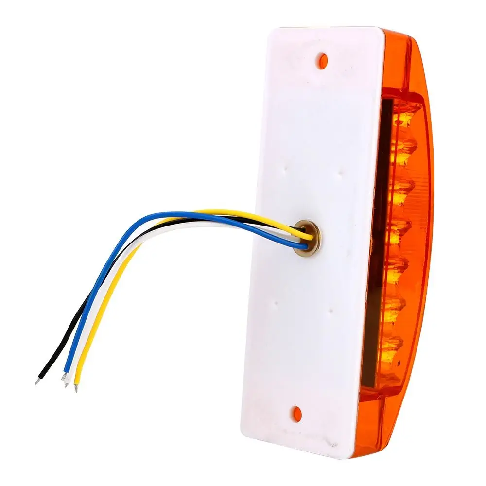 High Brightness 21LED Truck Clearance Light Anti Collision Square LED Marker Side Light Blinker Warning Signal Tail Light Lorry