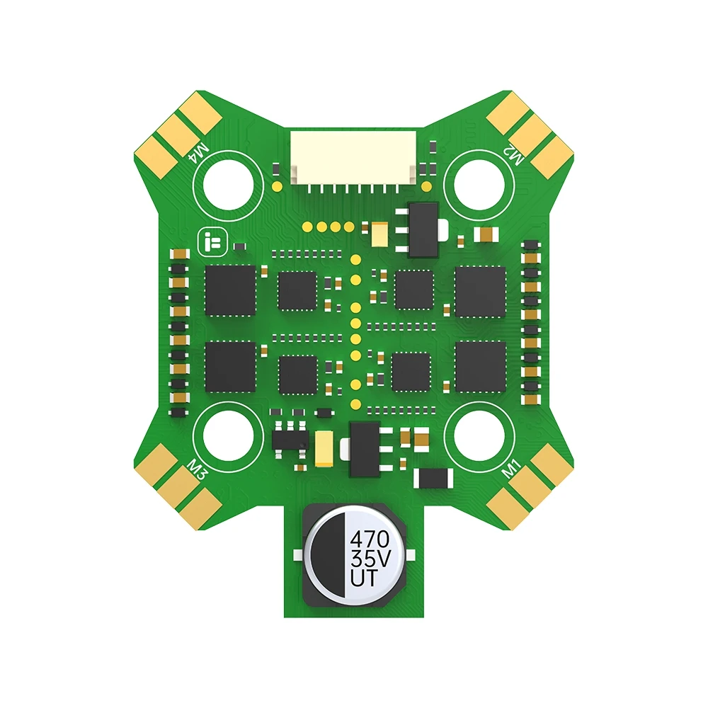 iFlight BLITZ Mini E55S 4-in-1 ESC 55A 2-6S 20×20mm Mounting Holes BLHeli_S Bluejay Brushless Speed Controller for FPV Racing Dr