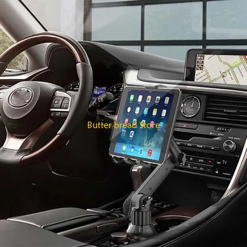 

W89C Adjustable Car Cup Holder Phone Mount Cradle Tablet Bracket for Tablet GPS Stand