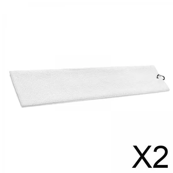 

2 полотенца для гольфа, полотенце для гольф-клуба, полотенце для гольфа с вафельным узором для сумки для гольфа, тройное полотенце для гольфа, многоцелевое