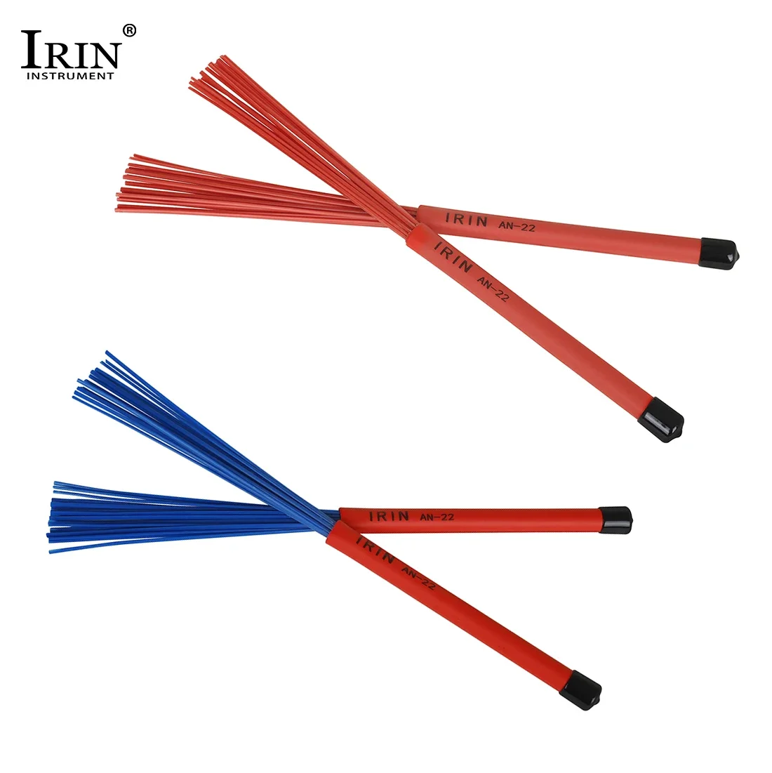 

2pcs Drum Brush Nylon Drum Stick Retractable Steel Wire Brush Beginner Playing Percussion Music Instrument Tool