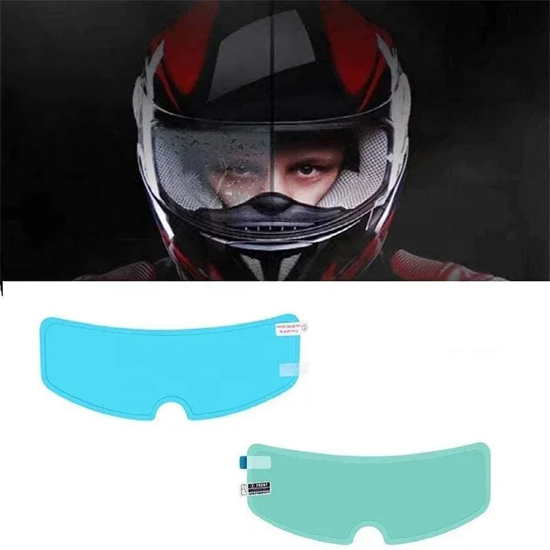 Universal Motorcycle Helmet Clear Rainproof and Anti-fog Film Durable Nano Coat Sticker Film Safety Driving Helmet Accessories