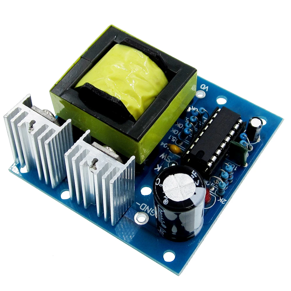 150W MC Converter DC 12V To AC 220V Inverter Boost Transformer Power Board Module High Frequency Square Wave AC Output 20KHz