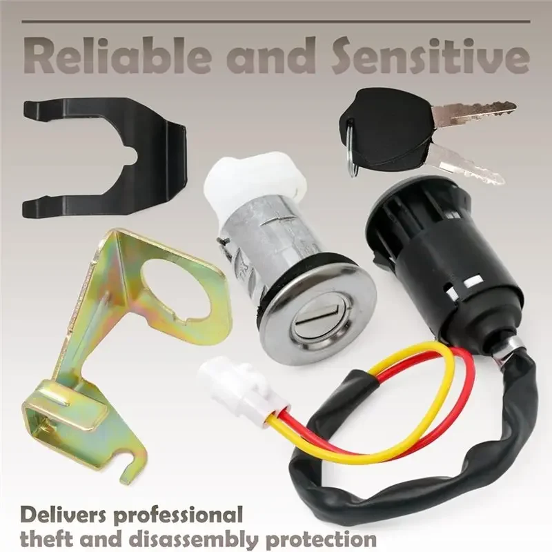 New For Yozma IN10 Electric Dirt Bike, W/Key Security Locking System Replacement Plug-And-Play E-Bike Lock Set