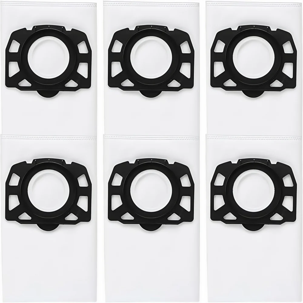 Bolsas de aspiradora compatibles con Karcher WD2 Plus, WD 3 Batería, KWD 1, 2, 3, MV 3, WD 3.200 a WD 3.800 M, SE 4001 4002