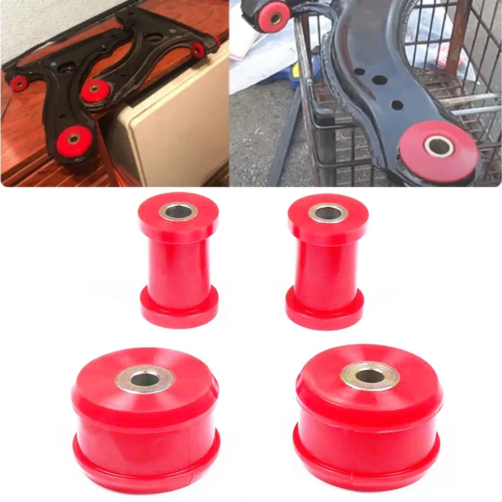 4pcs Polyurethane Front Control Bushings Kit For Beetle MK4 For Golf For Jetta MK2 MK3 MK4 Replacement Car Accessories