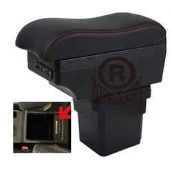 For Mitsubishi Xpander Armrest box Elbow support Center console box central Store content box with cup holder