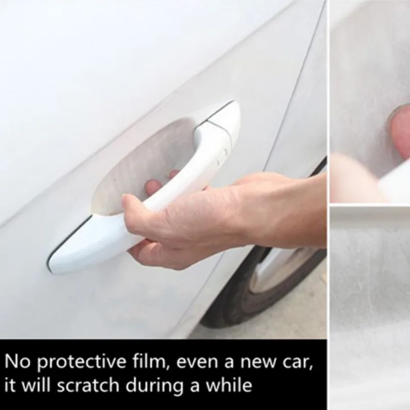 Car door handle stickers protector film 2021 auto accessories For Seat Leon Ibiza Ateca Sportcoupe Alhambra Exeo Altea Arona