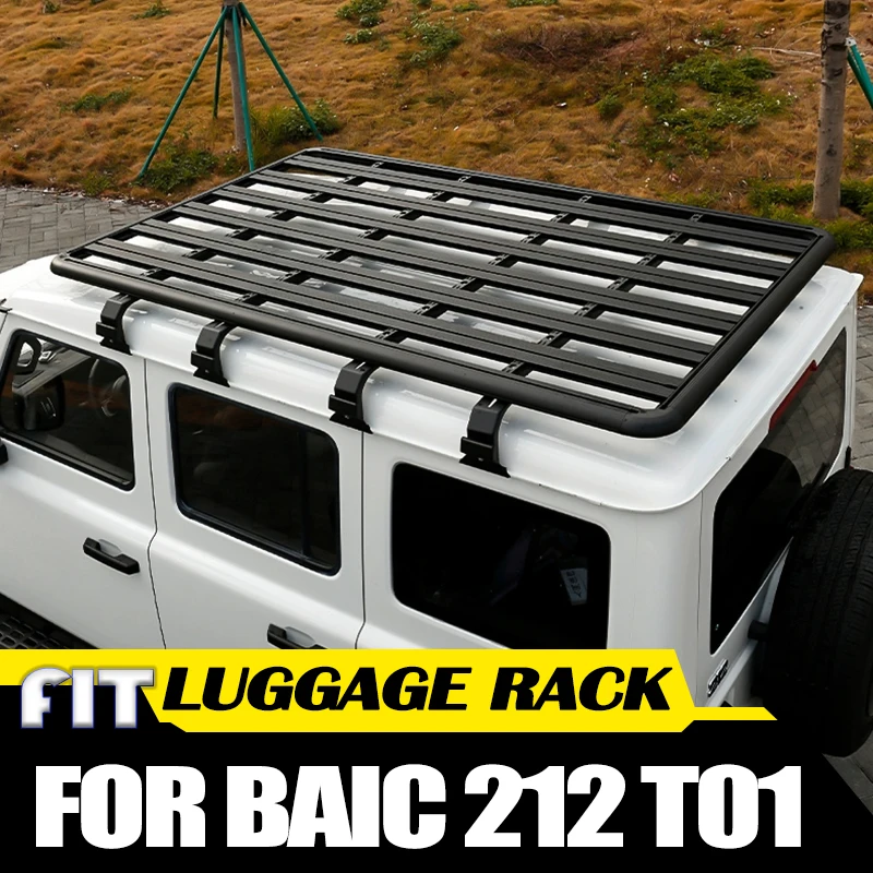 

Car Luggage Rack Fit for BAIC 212 T01 2024 2025 Modified Auto Roof Expansion Platform Frame Car Exterior Accessories