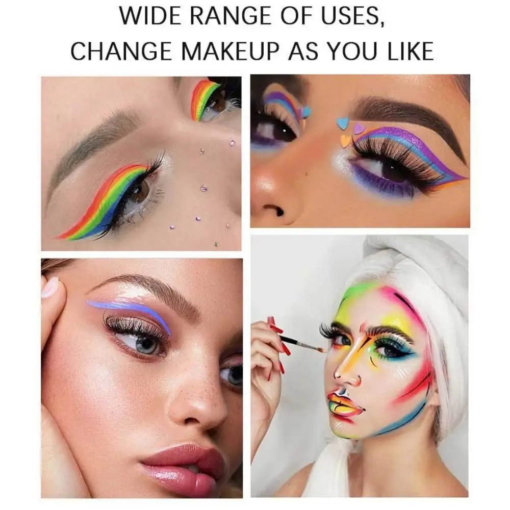 พาเลทแต่งหน้าสำหรับแต่งตา พาเลทเพ้นท์หน้า พาเลทสำหรับคอสเพลย์ สีเพ้นท์หน้า 20 สี ง่ายต่อการทำความสะอาด ปลอดภัย ใช้สำหรับแต่งตา