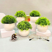 Beautiful Energetic Artificial Bonsai Vivid Decorative Non-fading Greening Table Centerpieces Imitations Plants Office Decor