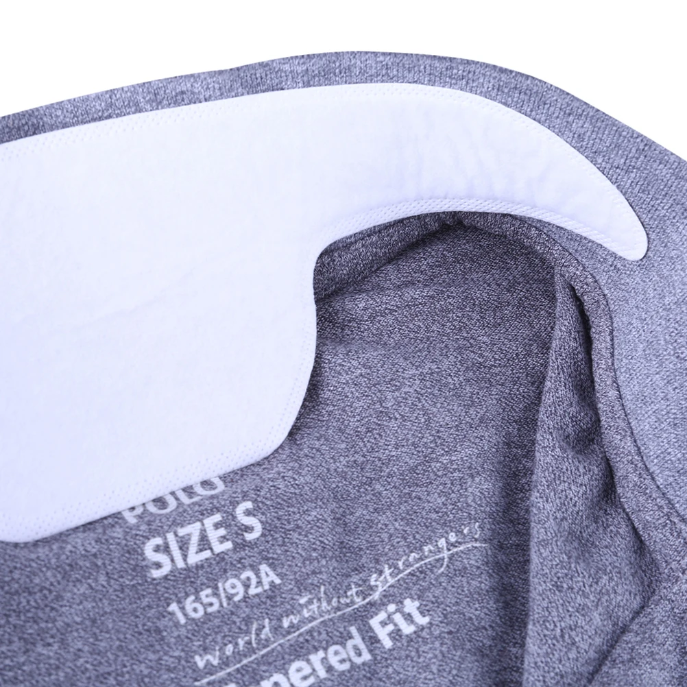 แผ่นซับเหงื่อคอแบบใช้แล้วทิ้ง 10 ชิ้น แผ่นซับเหงื่อแบบติดเอง ซึมซับเหงื่อ ระงับกลิ่นกาย สำหรับผู้ชายและผู้หญิง