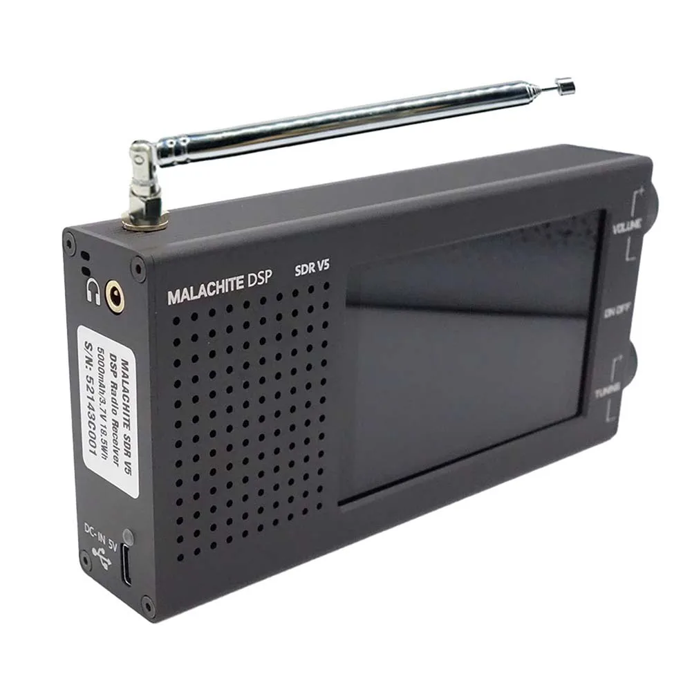 

Multi-Band Tuner Malachite Receiver For Amateur Radio 10kHz 250MHz Advanced Audio Processing Features 480MHz STM32H743 CPU