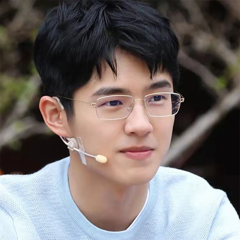 Denmark Screwless Glasses Frame Men Narrow Square Air Titanium Ultralight Business Thin Rim Eyeglasses Fashion Korea Eyewear