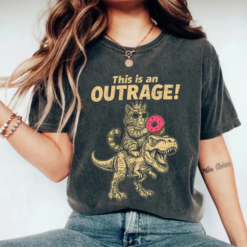 Sweet Donut Princess and Dungeon Explorer Karl Women's T-shirt Summer New Style for Couples Casual Fashion Street Top