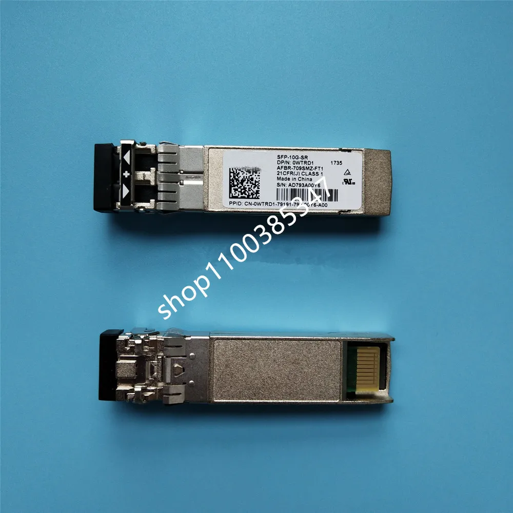 sfp 10g fiber adapter/0WTRD1 AFBR-709SMZ-FT1 SFP-10G-SR de-l-l/multimode sfp 850NM 10g Fiber Transceiver/10g sfp adapter switch