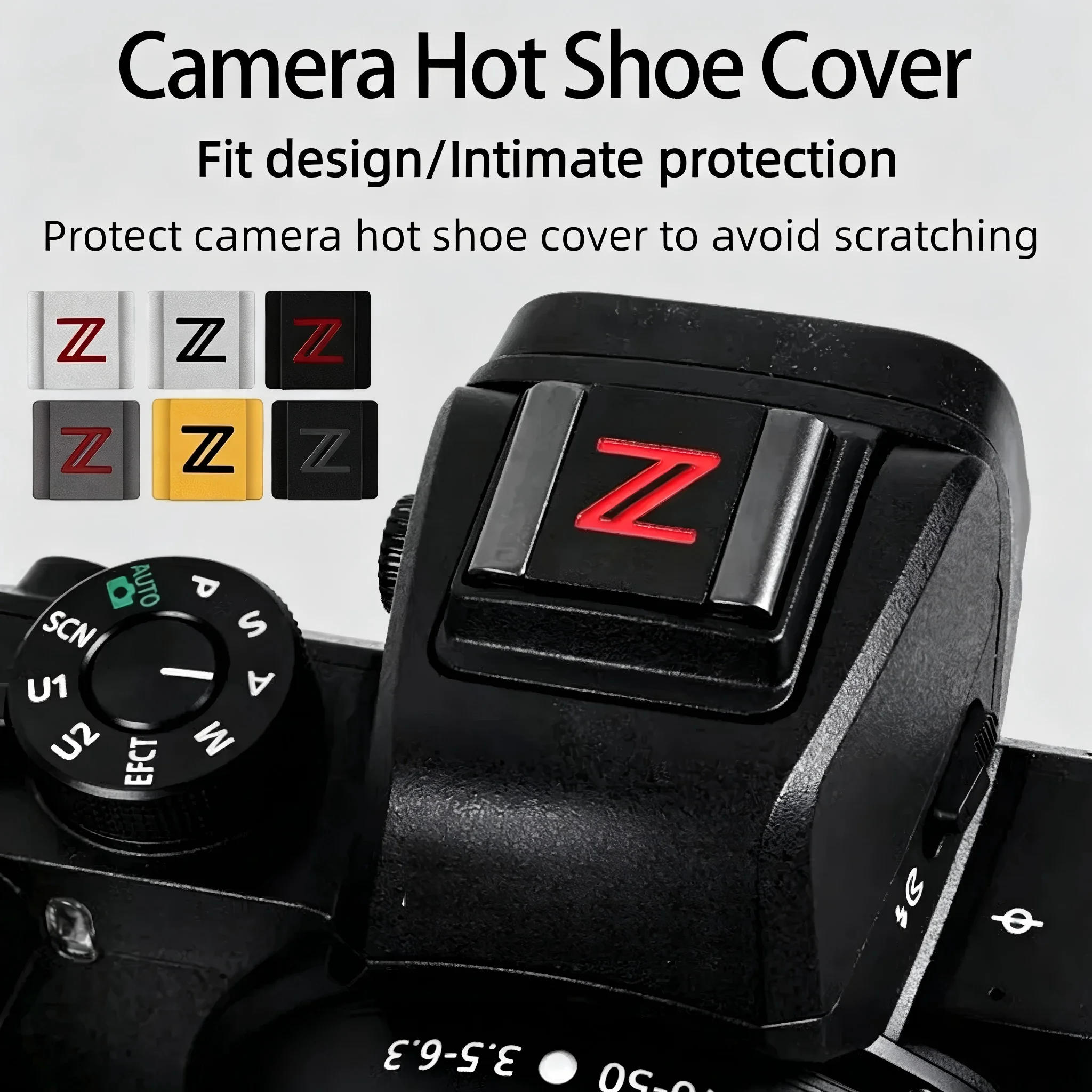 Aluminum Z Shape Series Hot Shoe Cover for Nikon Z9 Z8 Z6 Z6II Z7 Z7II Z50 ZFC Z30 Dustproof Protector Unique Camera Accessories