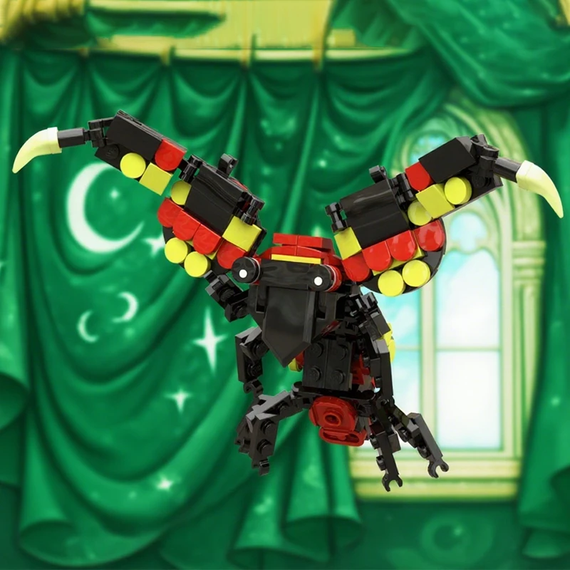 

142 шт. MOC Doxy A кулон ювелирная модель модульные строительные блоки DIY творческая сборка развивающие игрушки подарок