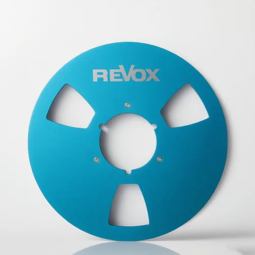 Imagen 2 del producto Carretes de cinta vacíos de aluminio negro de 10 ""X 1⁄4"" para grabadoras de cinta de carrete a carrete carrete para Studer ReVox/TEAC/BASF para técnicas