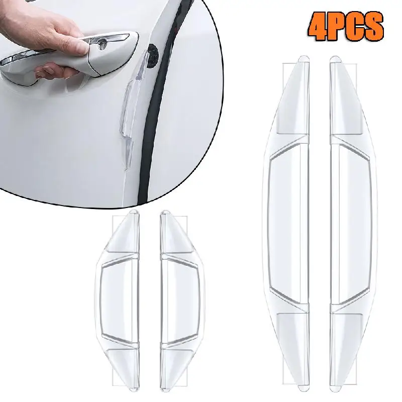 4PCS Car Door Protector Guard Airbag Buffer Strip Scratch Protector Car Rubber Bumper Stickers Auto Door Edge Protection