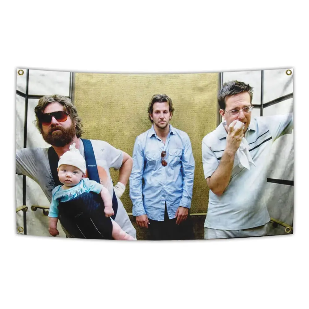 Hangover Flag Tapestry Funny Dorm Hanging Cool Flags Banner Dorm Banner Premium Party Brass Grommets UV Resistant College