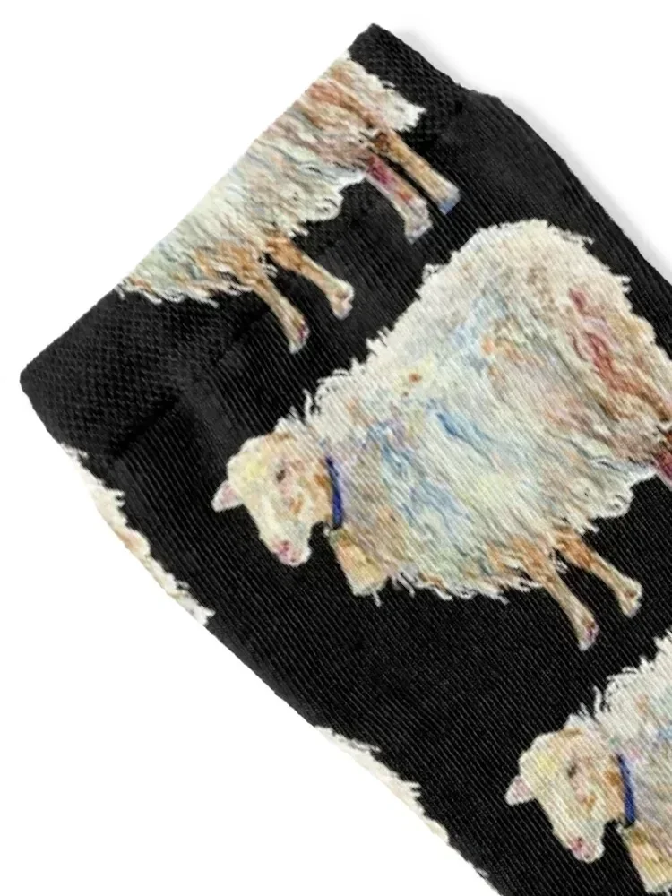 Wooly Sheep Socks christmas stocking funny gift Climbing men cotton high quality Designer Man Socks Women's