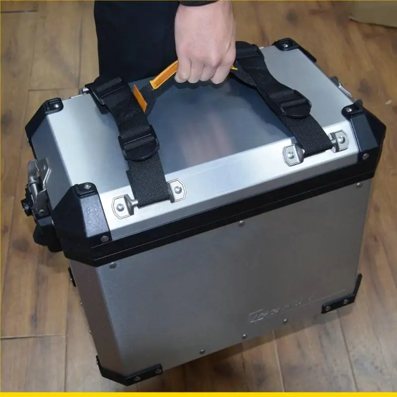Motorcycle Aluminum Box Strap For R1200GS LC R1250GS F700GS Handle Rope For Panniers Side Box Top Case Handle Rope