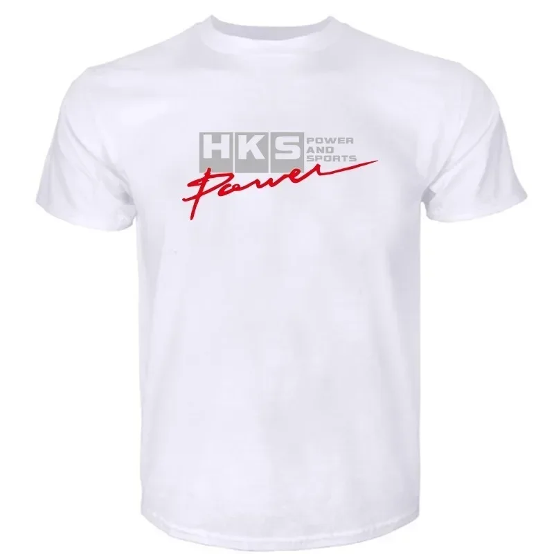 New fashion heavyweight vintage Limited HKS Power and Sportser Performance Turbo Logo summer man T-Shirt male tops men  tshirts