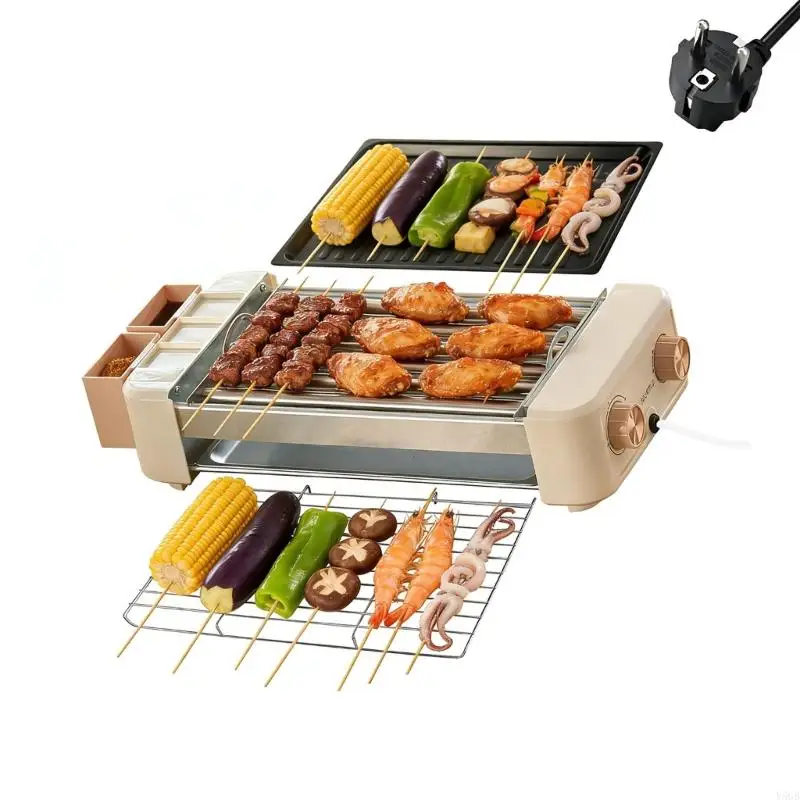 Electric function Grills Machine For Hot Dogs Sausages Pancakes With Adjustable Temperature Up To 482F Easy compacts Design Y5GB